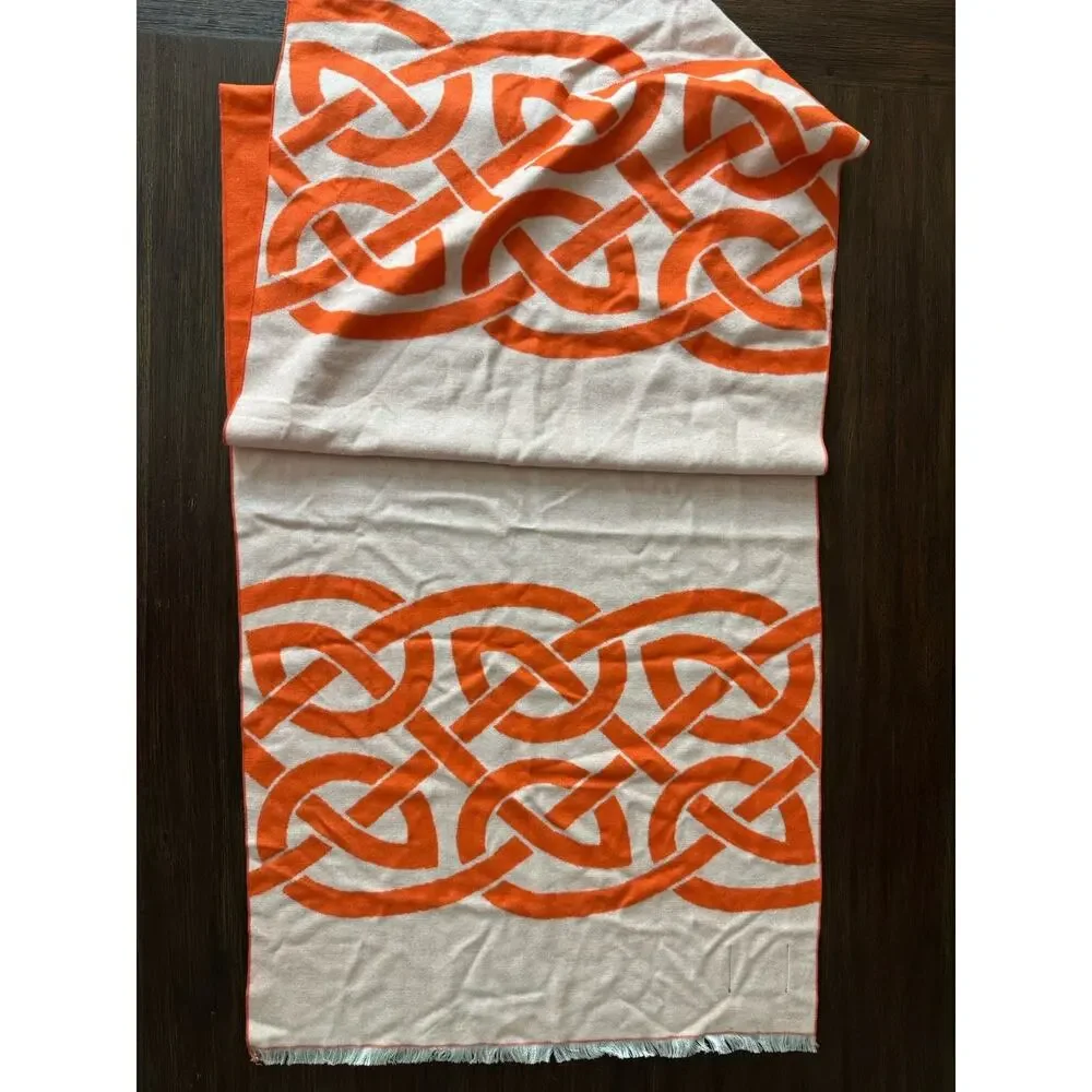 Book Of Kells Trinity College Dublin Ireland Celtic Scarf Shawl Wrap Reversible